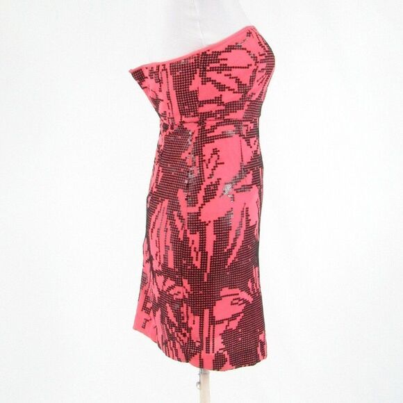 Pink TIBI NEW YORK sheath dress 2 - Picture 5 of 8